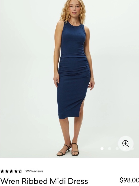 Wren Dresses & Skirts - Michael Stars Wren Ribbed Midi Dress